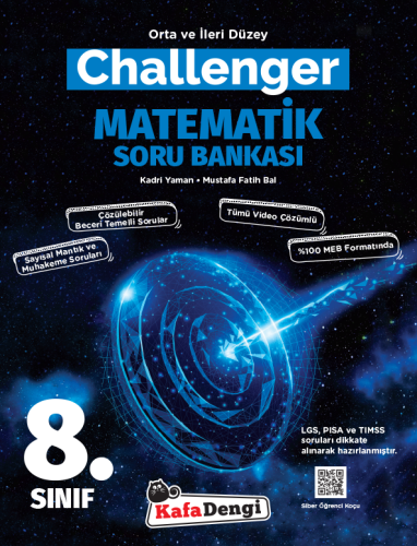 Kafadengi 8. Sınıf Challenger Matematik Soru Bankası