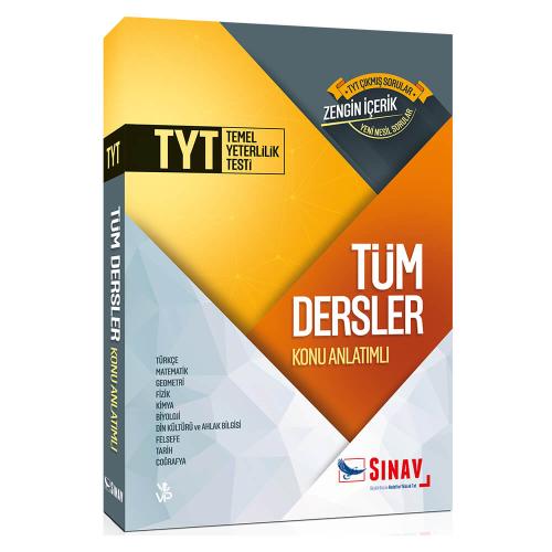 Sınav TYT Tüm Dersler Konu Anlatımlı