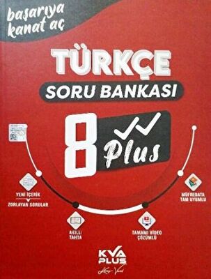 KVA 8. Sınıf Türkçe Plus Serisi Soru Bankası