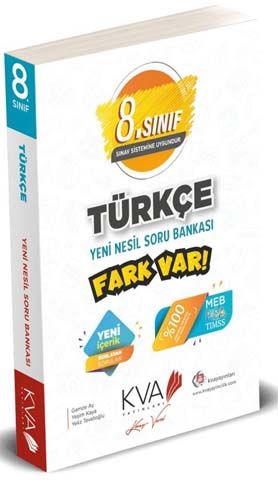 Koray Varol 8. Sınıf Türkçe Yeni Nesil Soru Bankası Fark Var