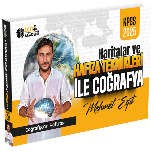 Mehmet Eğit KPSS Haritalar ve Hafıza Teknikleriyle Coğrafya 2025