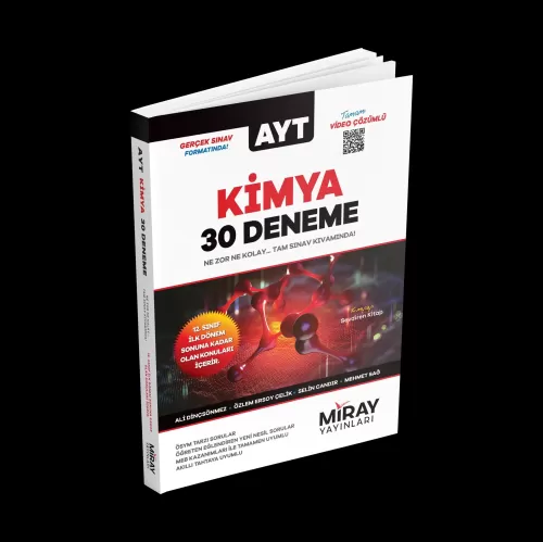 Miray AYT Kimya 30 Deneme 2023 Özel 1. Dönem