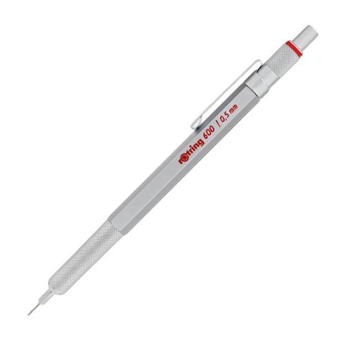 Rotring 600 Mekanik Krom 0.5 mm Versatil Uçlu Kalem