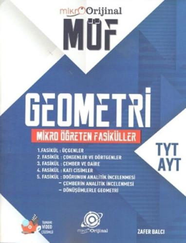 Mikro Orijinal TYT AYT Geometri MÖF Mikro Öğreten Fasiküller Set