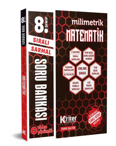 Kriter 8. Sınıf Matematik Soru Bankası