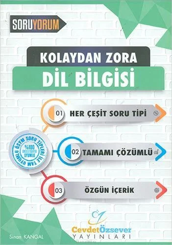 Cevdet Özsever Kolaydan Zora Dil Bilgisi Tamamı Çözümlü Yeni Nesil Sor